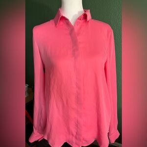 H&M Pink Women's Button Down Blouse
